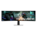 Samsung G91SD computer monitor 124.5 cm (49") 5120 x 1440 pixels Dual QHD OLED Silver