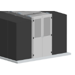 Vertiv Knürr 030291648 rack-toebehoren Dubbele deur