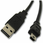 Intermec 321-611-102 USB cable 2 m USB 2.0 USB A Mini-USB A Black
