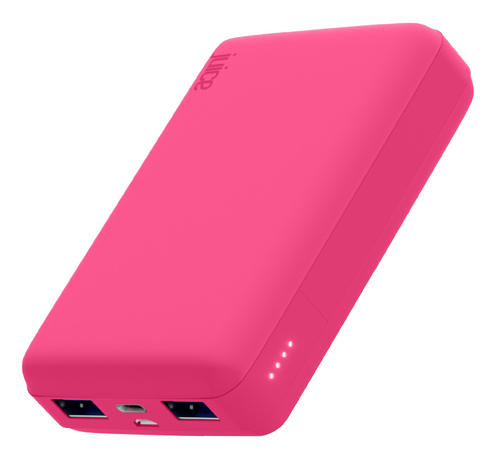 Juice JUI-PBANK-3-ECO-RASP power bank 10000 mAh Pink