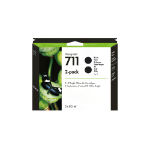 HP P2V31A/711 Ink cartridge black twin pack 80ml Pack=2 for HP DesignJet T 520