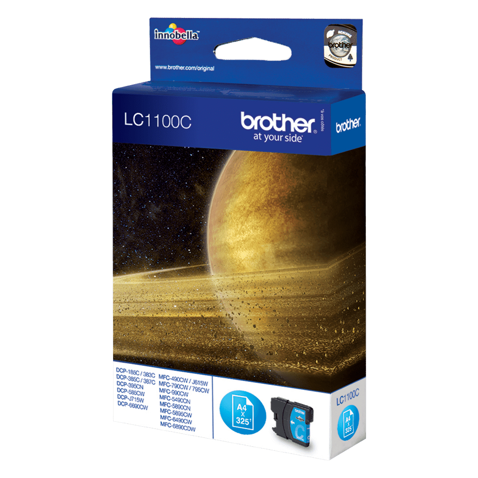 Brother LC1100C Inkjet Cartridge Cyan LC1100C