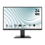 MSI Pro MP2412 computer monitor 60.5 cm (23.8") 1920 x 1080 pixels Full HD LCD Black