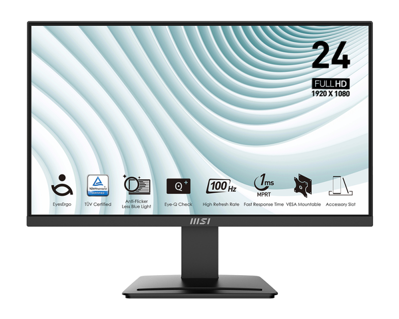 MSI Pro MP2412 computer monitor 60.5 cm (23.8") 1920 x 1080 pixel
