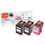 Peach PI300-658 ink cartridge 3 pc(s) Standard Yield Black, Cyan, Magenta, Yellow