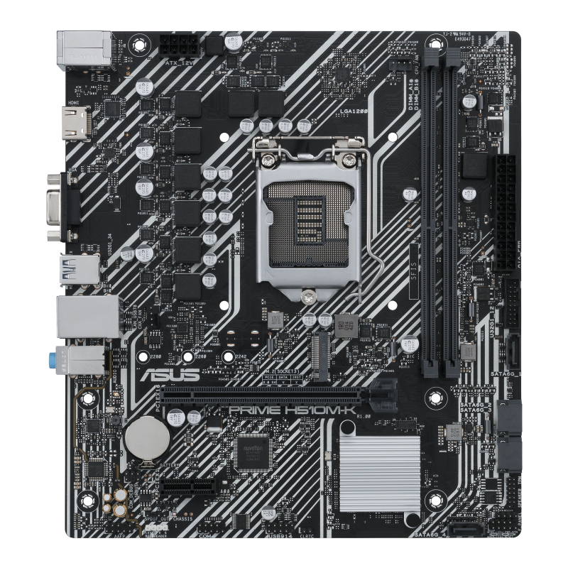 Image of ASUS PRIME H510M-K Intel H510 LGA 1200 (Socket H5) micro ATX