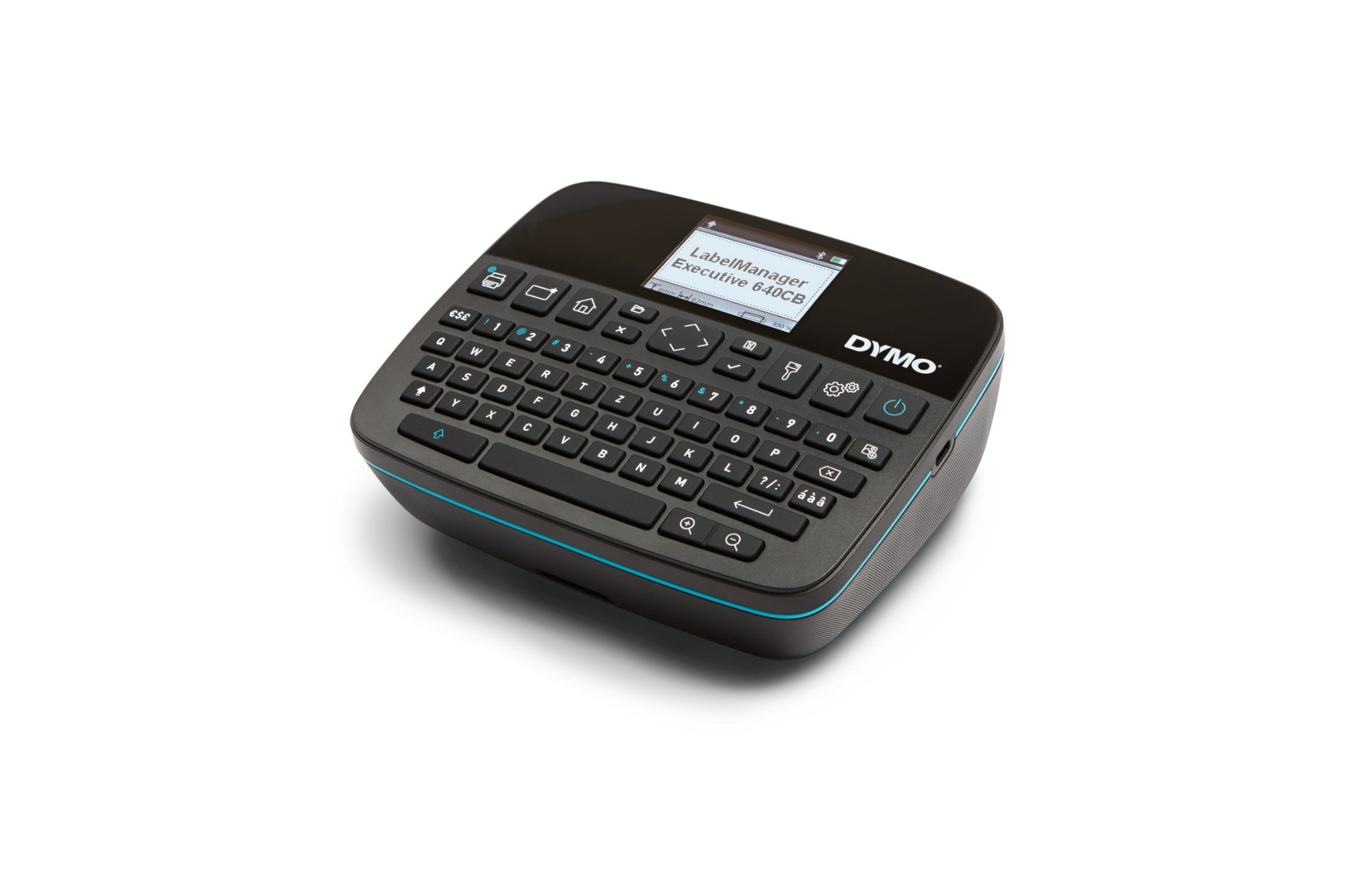 DYMO LabelManager 640CB 6/9/12/19/24mm D1-Baender Qwertz label printer