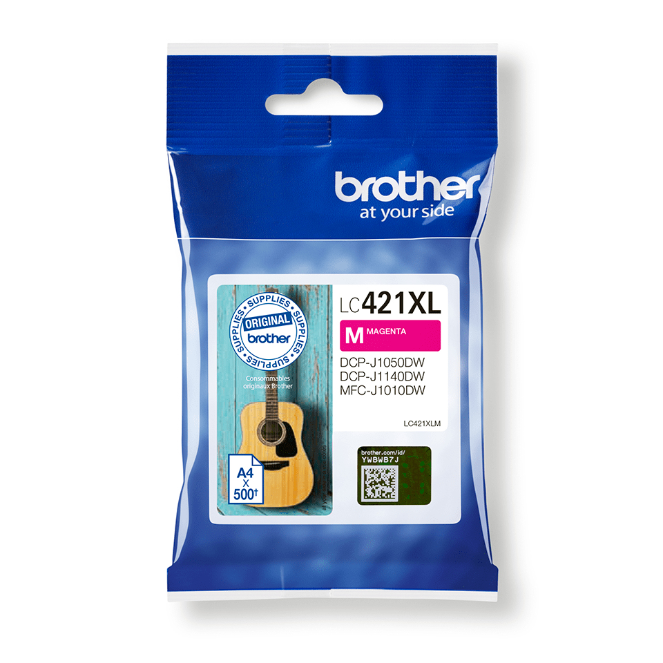 Image of Brother LC-421XLM Ink cartridge magenta, 500 pages for Brother...