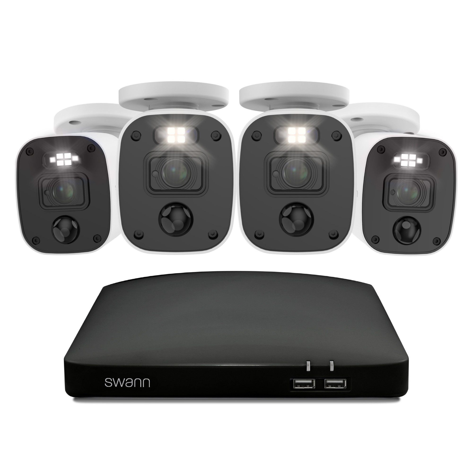 Swann Home Wired 2K DVR Security System - 4 Camera Kit
