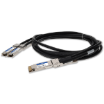 AddOn Networks ADD-Q4DE2Q56CI-P3M InfiniBand/fibre optic cable 118.1" (3 m) QSFP-DD 2x QSFP56 DAC Black