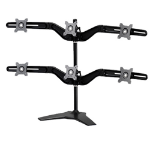 Amer AMR6S monitor mount / stand 61 cm (24") Freestanding Black