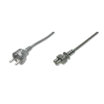 Digitus AK-440115-012-S electriciteitssnoer Zwart 1,2 m C5 stekker IEC C5