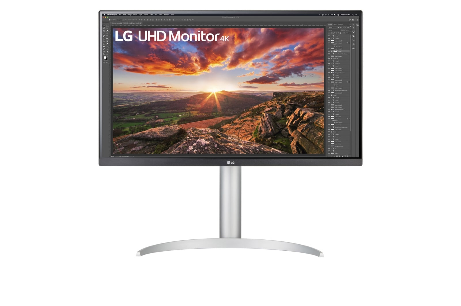 Image of LG 27UP85NP-W 68.6 cm (27") 3840 x 2160 pixels 4K Ultra HD LED Silver