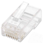 Intellinet RJ45 Modular Plugs, Cat5e, UTP, 2-prong, for stranded wire, 15 µ gold plated contacts, 100 pack