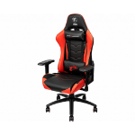 MSI MAG CH120 Gaming Chair 'Black and Red, Steel frame, Recline-able backrest, Adjustable 4D Armrests, breathable foam, 4D Armrests, Ergonomic headrest pillow, Lumbar support cushion'