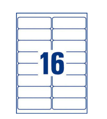 Avery J8162-100 addressing label White Self-adhesive label