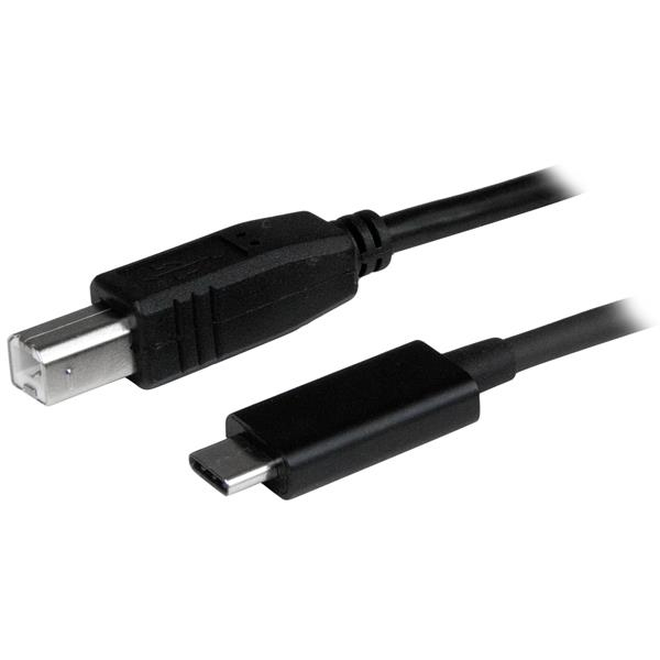 Image of StarTech.com USB-C to USB-B Cable - M/M - 1m (3ft) - USB 2.0
