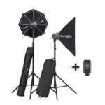 Elinchrom D-Lite RX One/One Softbox To Go photo studio equipment set Black