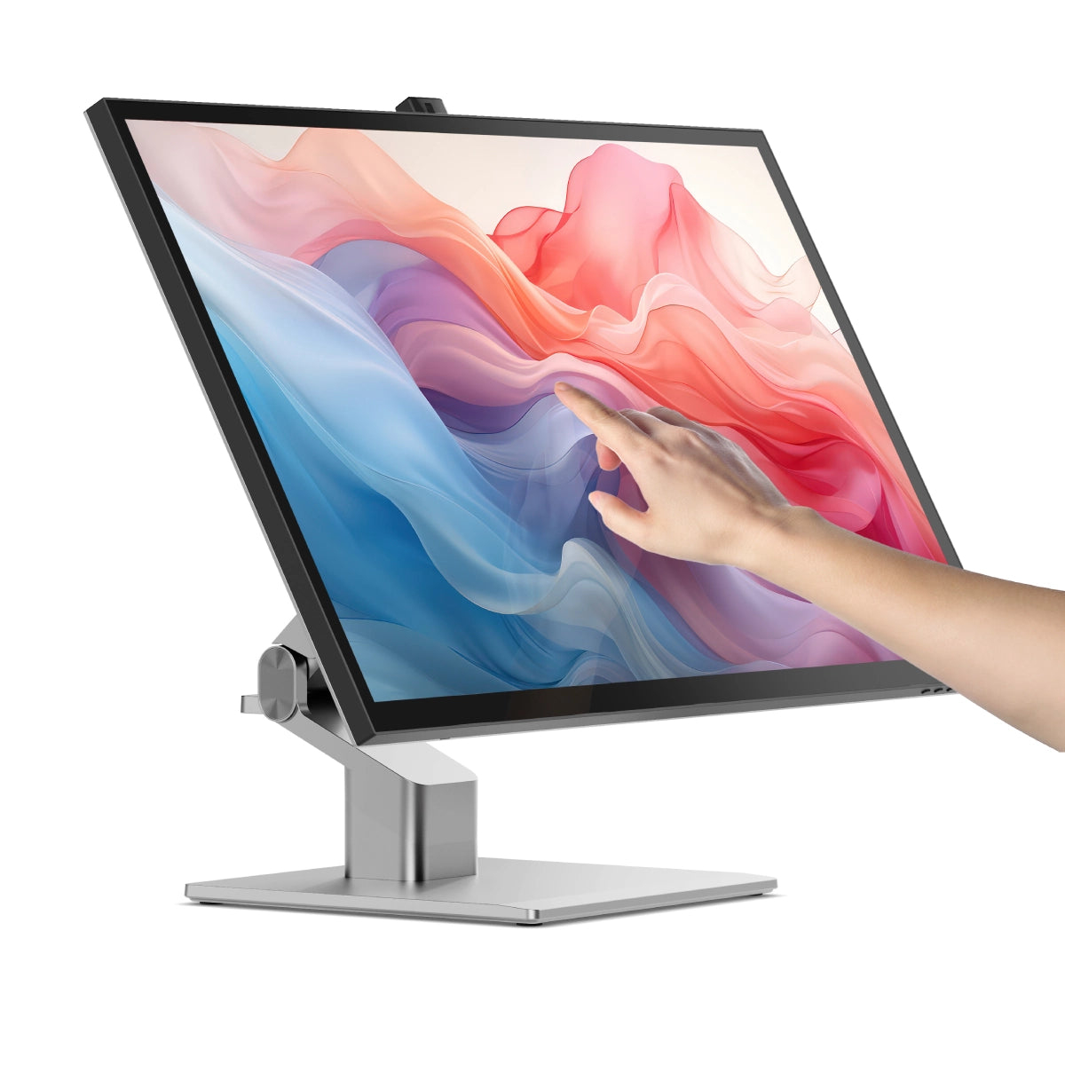 ALOGIC 32C4KPDTF computer monitor 81.3 cm (32") 3840 x 2160 pixels 4K Ultra HD Touchscreen Silver