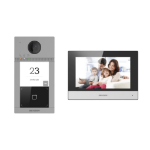 Hikvision DS-KIS604-P(C) video intercom system 17.8 cm (7") Black, Silver