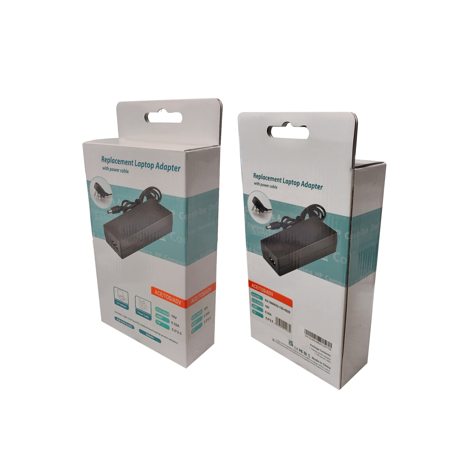 Image of Target POWERL-C3-19V-6.32A-5525C power adapter/inverter Indoor 120...