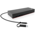 Lenovo 40AF0135EU laptop dock/port replicator Wired Black