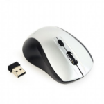 Gembird Wireless optical mouse, black/silver