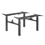 LogiLink Sit-stand desk frame, quad motor, face-to-face, easy-use, controller, black