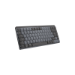 Logitech MX Mini Mechanical Tastatur Büro RF Wireless + Bluetooth AZERTY Französisch Graphit, Grau