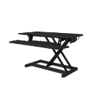 BakkerElkhuizen Adjustable Sit-Stand Desk Riser 2 Black