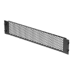 ATEN Vented Rack Panel, 2U, 1 set 2pcs, black