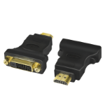 LogiLink AH0002 video cable adapter HDMI Type A (Standard) DVI-D Black