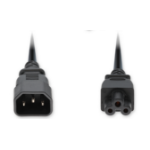 AddOn Networks ADD-C142C5C18G6FBK power cable Black 70.9" (1.8 m) C14 coupler C5 coupler