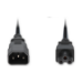 AddOn Networks ADD-C142C5C18G6FBK power cable Black 70.9" (1.8 m) C14 coupler C5 coupler