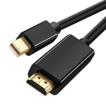 JLC Mini DisplayPort (Male) to HDMI (Male) Cable - 1.m - Black