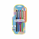 Papermate Flair felt pen Medium Black, Blue, Green, Red 4 pc(s)