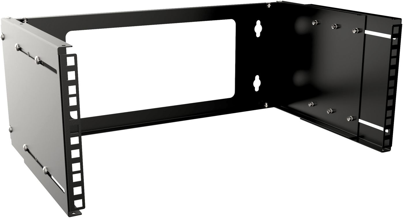 Lanview Black Rar205bl Rack Cabinet 4U Wall Mounted Rack