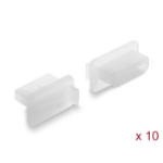 DeLOCK Dust Cover for HDMI-A female 10 pieces silicone transparent