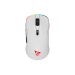 Savio RIFT WHITE gaming RGB Dual Mode mouse Ambidextrous Bluetooth + USB Type-A Optical
