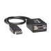 Tripp Lite P134-001-VGA video cable adapter 12.2" (0.31 m) VGA (D-Sub) DisplayPort Black