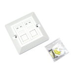 Cables Direct UT-8802 wall plate/switch cover White