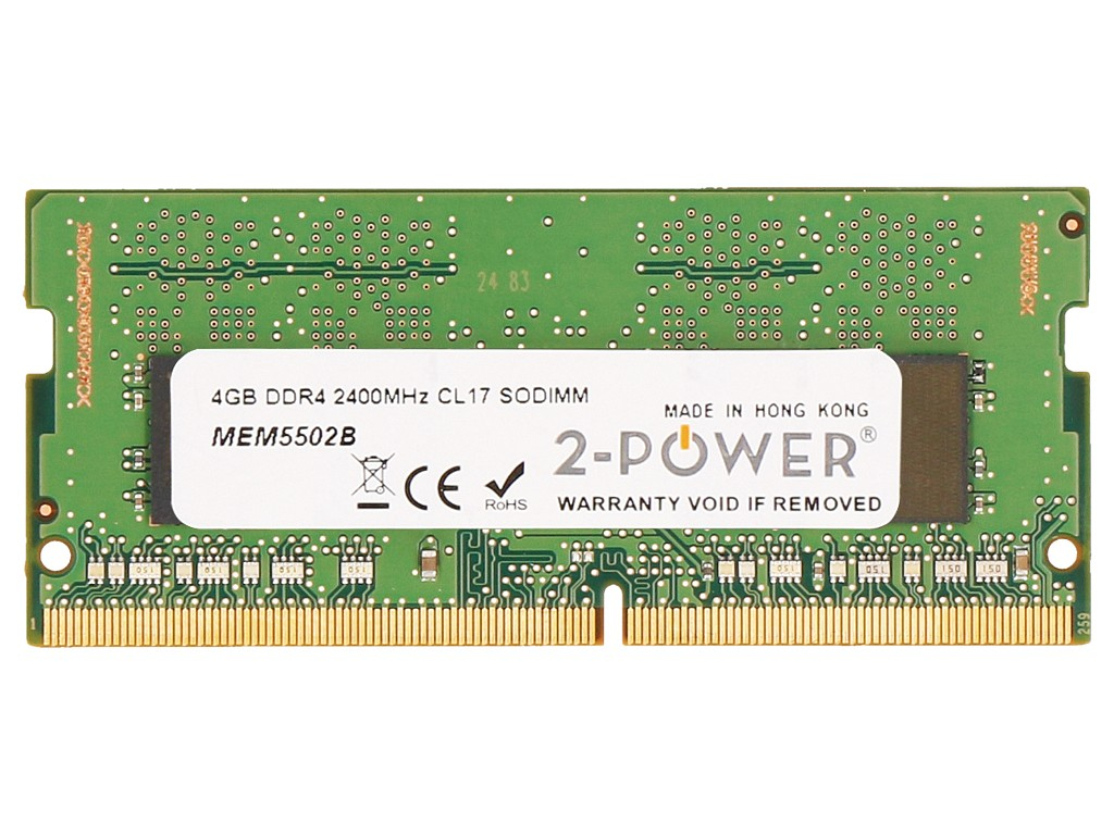 2-Power 2P-01HW756 memory module 4 GB 1 x 4 GB DDR4 2400 MHz