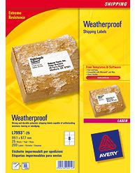 Photos - Self-Stick Notes Avery Weatherproof Shipping Labels self-adhesive label White 200 pc(s) L79
