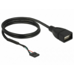 DeLOCK 85671 USB-kabel 0,6 m Zwart