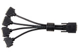 Matrox KX20-to-DVI quad-monitor adapter cable 0.3 m 1x KX20 4x DVI-I B