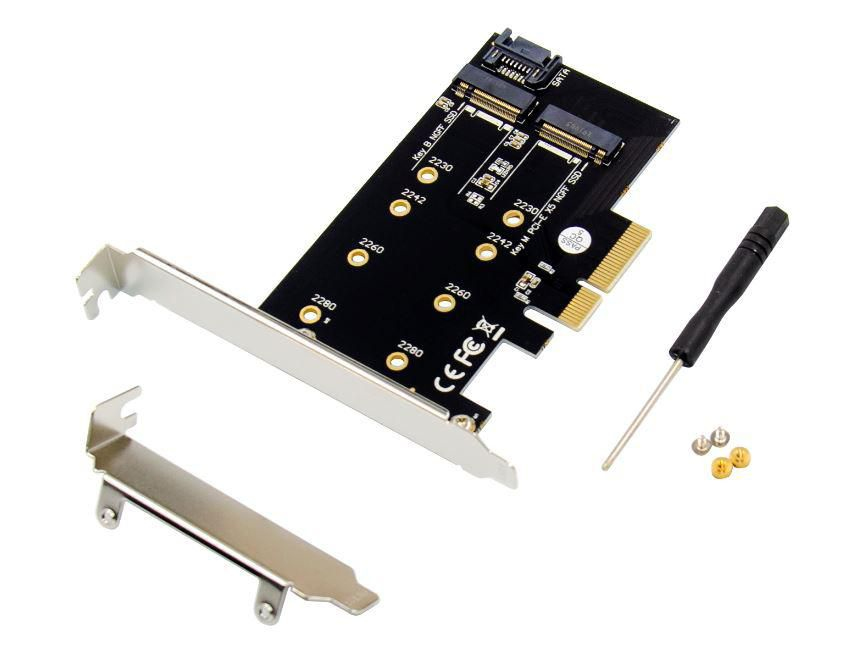 Image of Microconnect MC-PCIE-SSDADAPTER interface cards/adapter Internal M.2