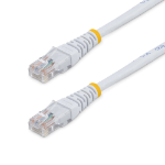 StarTech.com 15 ft White Molded Category 5e (350 MHz) UTP Patch Cable networking cable 179.9" (4.57 m)