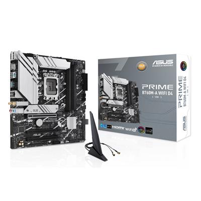 Image of ASUS PRIME B760M-A WIFI D4 Intel B760 1700 Micro ATX 4 DDR4 2 HDMI...