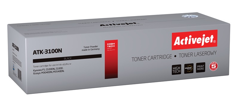 Activejet ATK-3100N toner (replacement for Kyocera TK-3100; Supreme; 12500 pages; black)