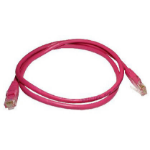 Cables Direct 1m CAT5e UTP networking cable Pink